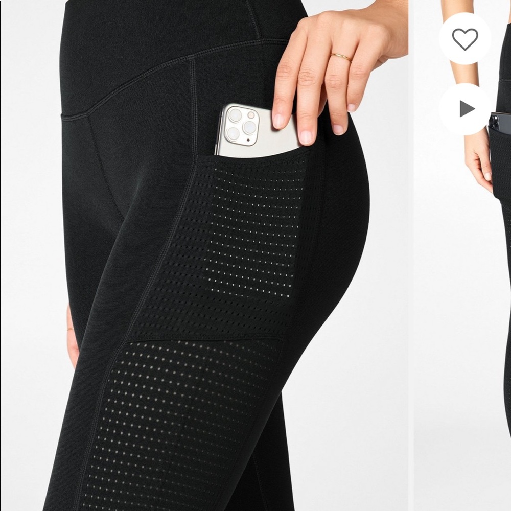 Fabletics Sculptknit Textured Leggings with Pockets